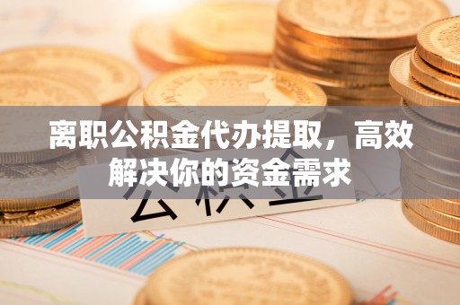 牧野离职公积金代办提取，高效解决你的资金需求