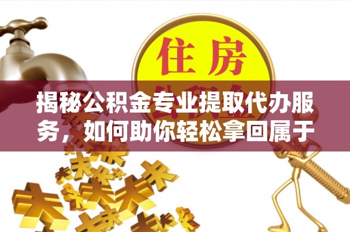 牧野揭秘公积金专业提取代办服务，如何助你轻松拿回属于你的资金
