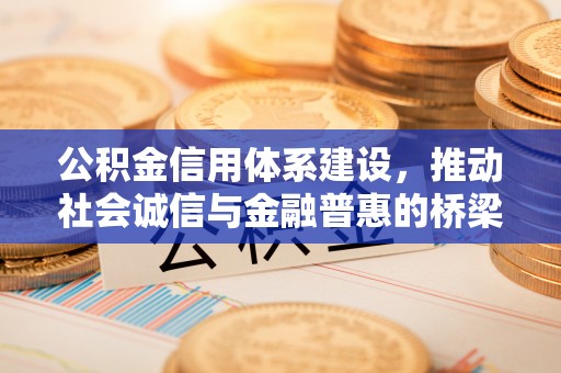 牧野公积金信用体系建设，推动社会诚信与金融普惠的桥梁