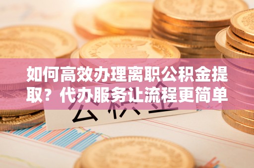 牧野如何高效办理离职公积金提取？代办服务让流程更简单