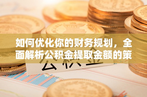 牧野如何优化你的财务规划，全面解析公积金提取金额的策略与技巧