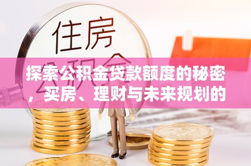 牧野探索公积金贷款额度的秘密，买房、理财与未来规划的全方位解析